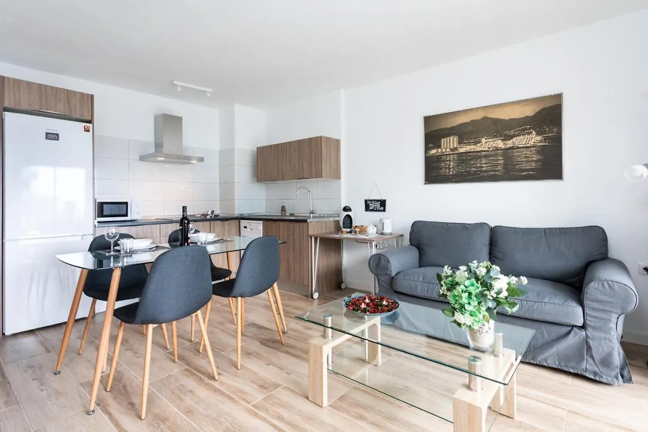 Frontline Las Arenitas With Pool Candelaria Apartment