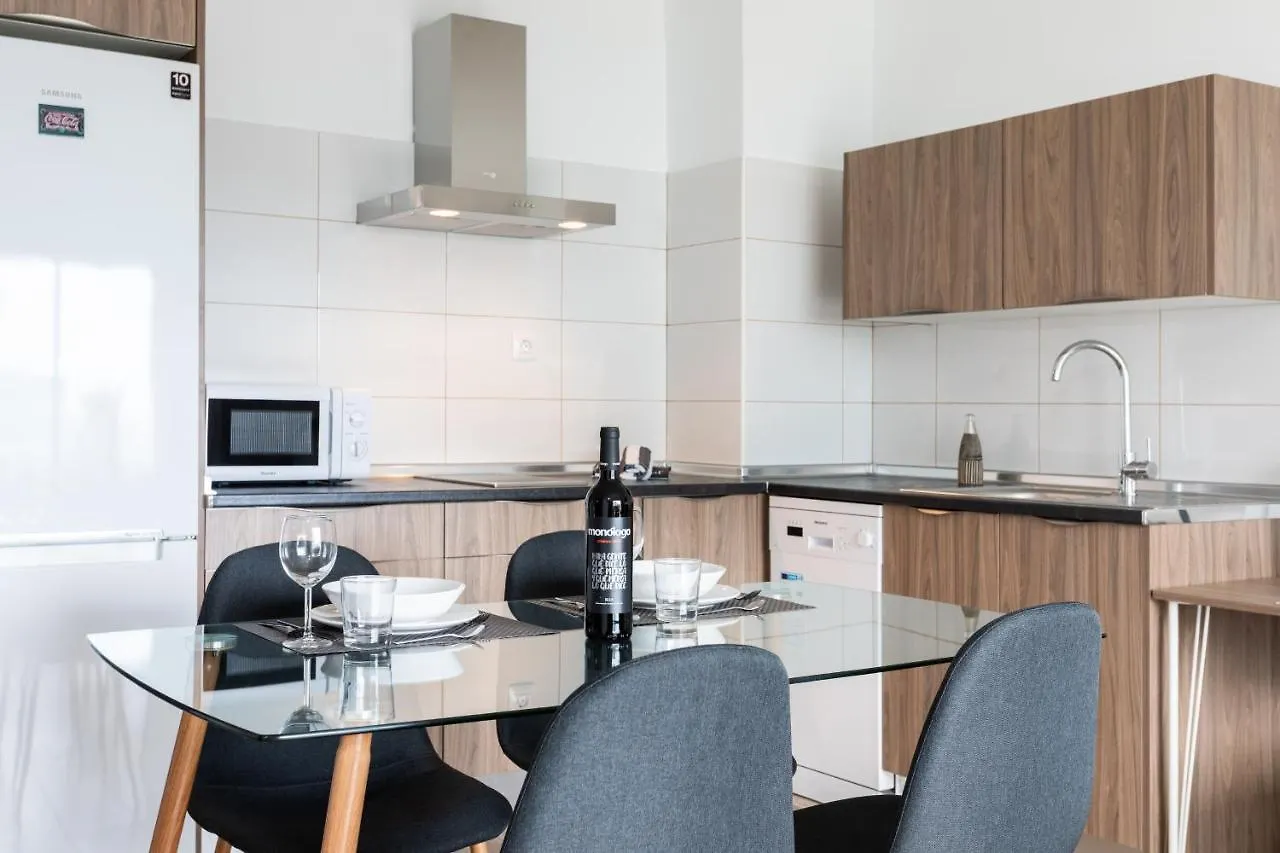 Frontline Las Arenitas With Pool Candelaria Apartment